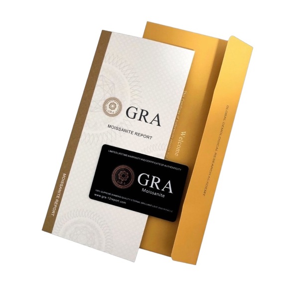 ✨NEW✨ 10K SOLID Yellow Gold 1 CT Round MOISSANITE 3 Stone Engagement Ring 8.5 - Picture 12 of 12